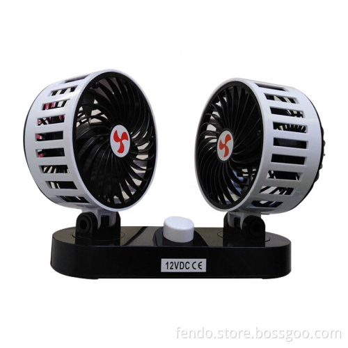 6 Inch Dual Head Auto Cooling Air Fan for Car (12V/24V)